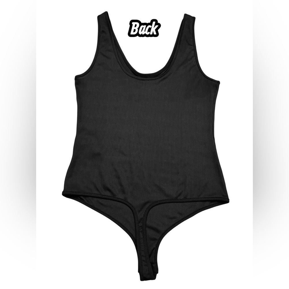 NEW, Vero Moda, Ribbed Bodysuit, Black, Size M - Picture 6 of 9